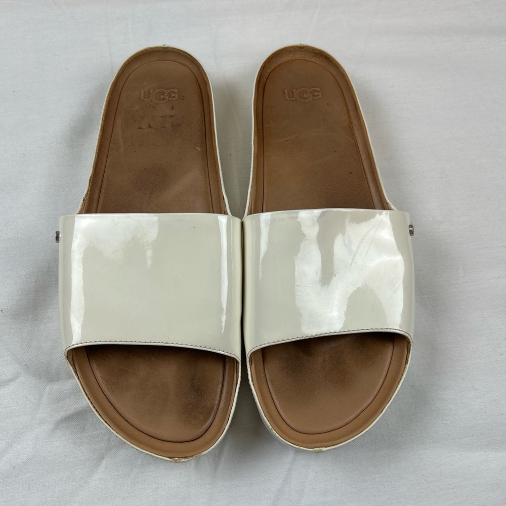 UGG Women's Cream Slide Sandals